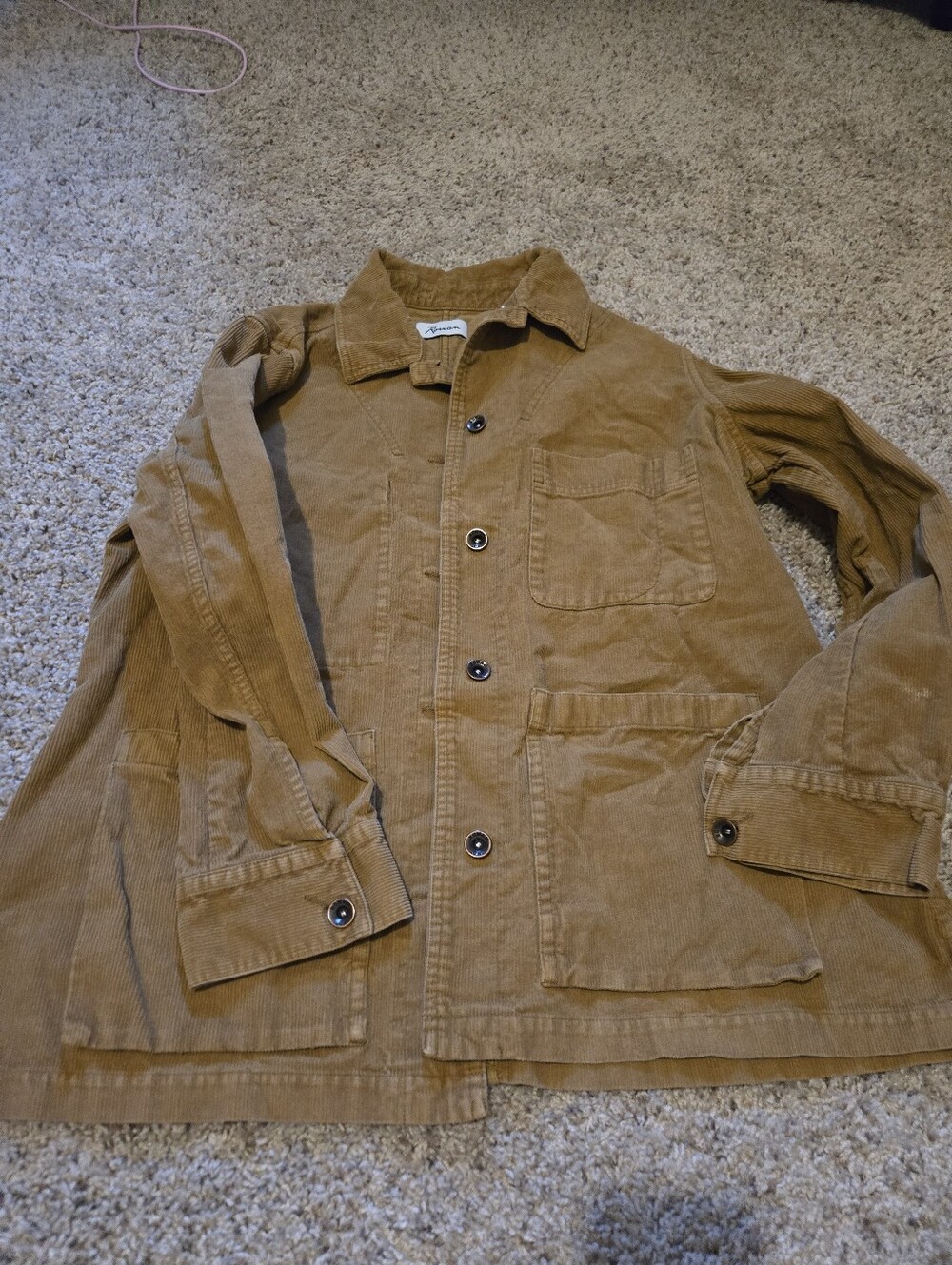💖Rowen Corduroy Work Jacket - Tan